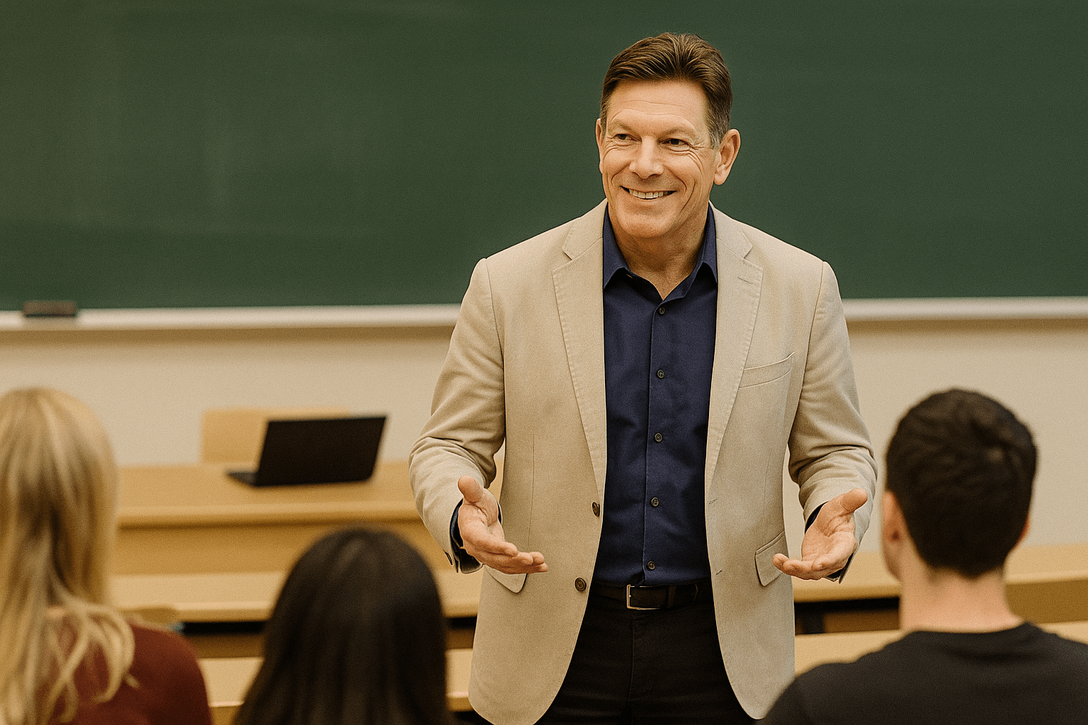 John Zentmeyer teaching a leadership session at ELITE Mastermind business coaching program